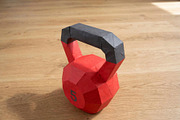 Kettlebell - 3d papercraft, a Card Template by PAPER amaze (Thumbnail 3 of 5)