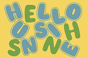 Popyni – Bubbly Summer Display Font, a Sans Serif Font by Huge Dream Studio (Thumbnail 2 of 10)
