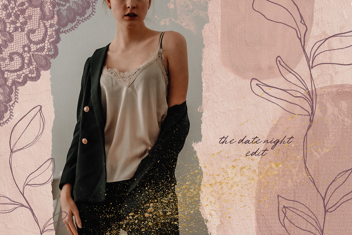 Modern Abstract Collage Maker, a Texture Illustration by CatJello Graphics (Photo 33 of 39)