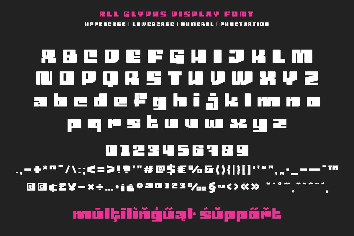 Maver Scifi - Retro Disco Font, a Sans Serif Font by trabaskriya (Photo 5 of 9)