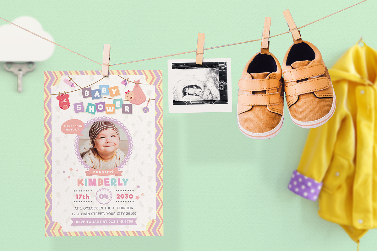 BABY SHOWER INVITATION, an Invitation Template by Totem Invitation House (Photo 4 of 6)