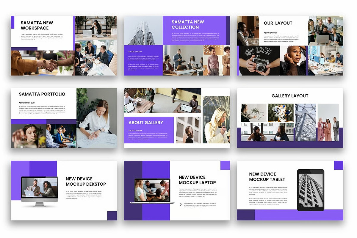 Samatta – Business Google Slide, a Presentation Template by kreatifreya (Photo 5 of 5)