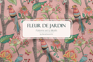 Fleur de Jardin Floral Patterns set