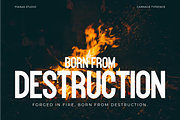 Carnage - Bold Condensed Sans Font, a Sans Serif Font by Pian45 Studio (Thumbnail 3 of 6)