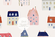 Whimsical Houses Seamless Pattern PN, a Pattern Graphic by Pati Charm Studio (Thumbnail 6 of 8)