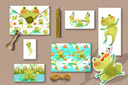 Cheerful Toad, Frog clipart, an Animal Illustration by LukaJreym (Thumbnail 8 of 10)