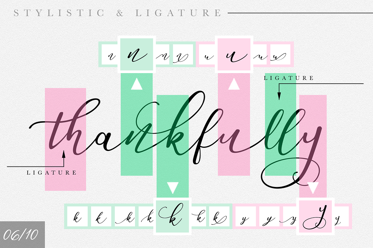 Endita Handwritten Font and Extras, a Script Font by endita (Photo 12 of 12)