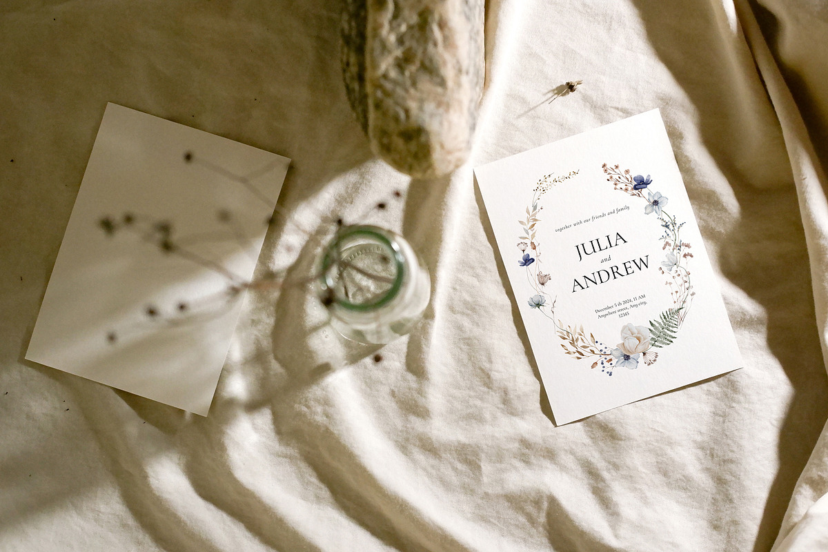 Winter Flowers Watercolor Set, a Decorative Illustration by Watercolor_Ma (Photo 5 of 8)