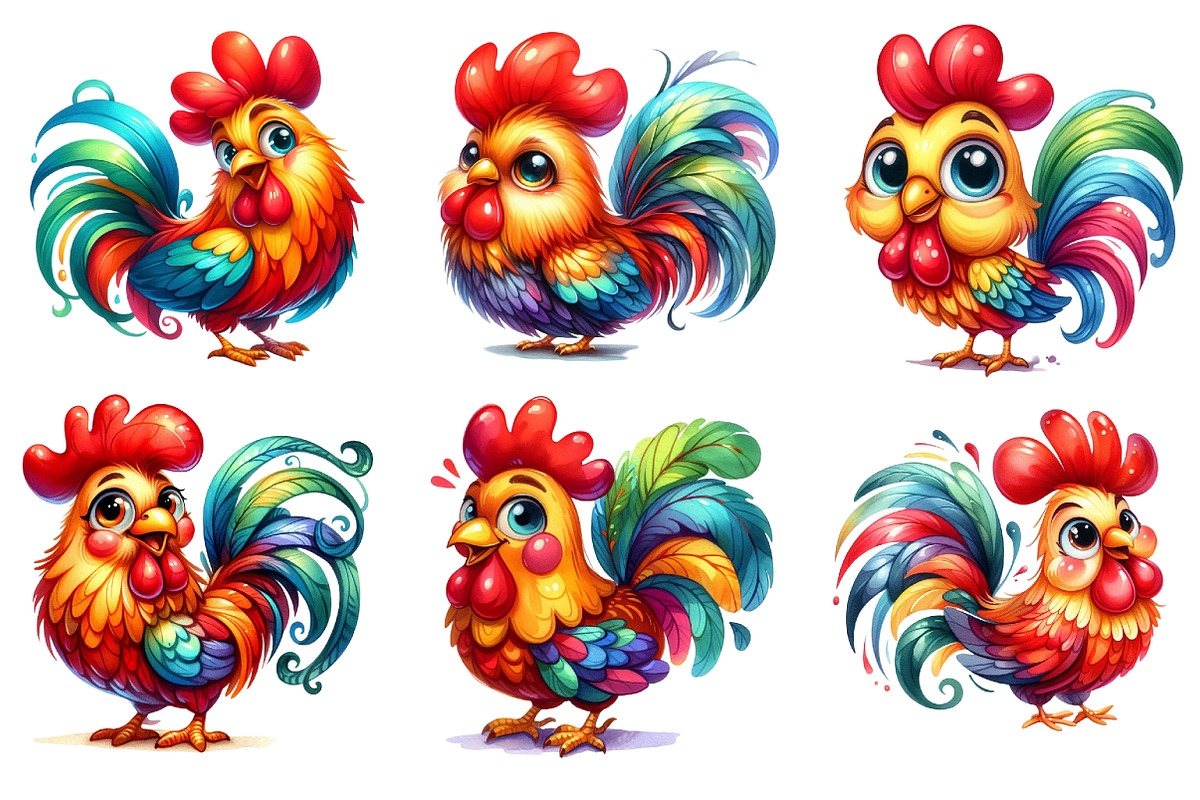 Funny Chicken Svg Chicken Png Rooste, an Illustration by DreamArtGraphic (Photo 3 of 4)