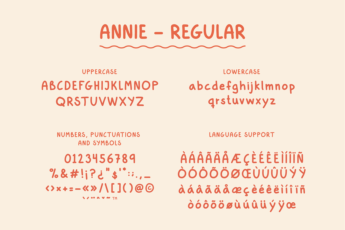 Annie - Voluminous Retro Typeface, a Font by Alice Engren (Photo 6 of 8)