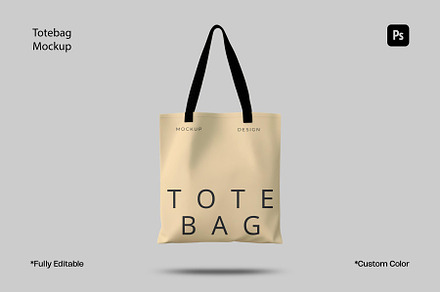Totebag Mockup, a Merchandise Mockup by sweetmaroon.studio