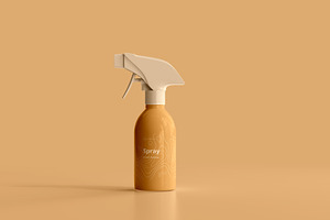 Spray Bottle Mockups