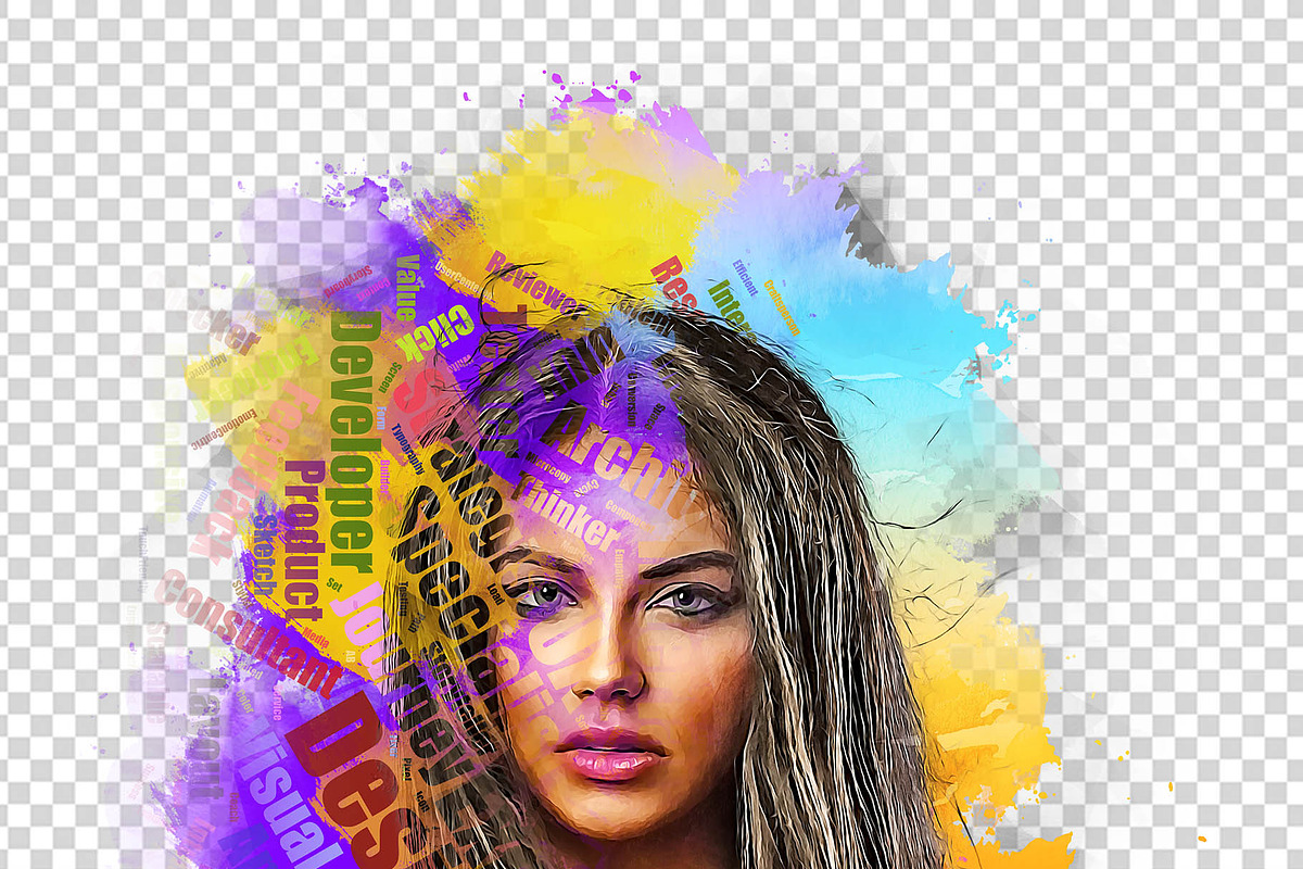 Unique Portrait Text Photo Effect, an Action Add-On by MRI STUDIO (Photo 33 of 42)