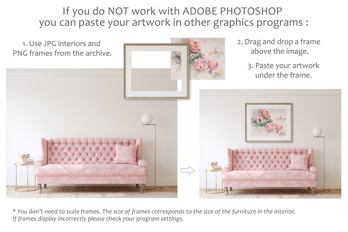 ROSIE'S HOME Wall&Frame Mockups, a Poster Template by MyHomeMockups (Photo 11 of 11)