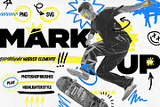 MARKUP Marker PNGs + Brushes Pack, an Object Graphic by Fivehead Studio (Thumbnail 1 of 11)