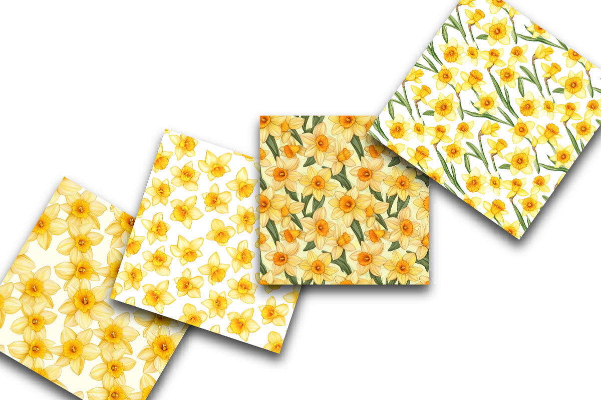 Daffodil Flower Bloom Clipart, an Illustration by Rose Art (Photo 5 of 6)