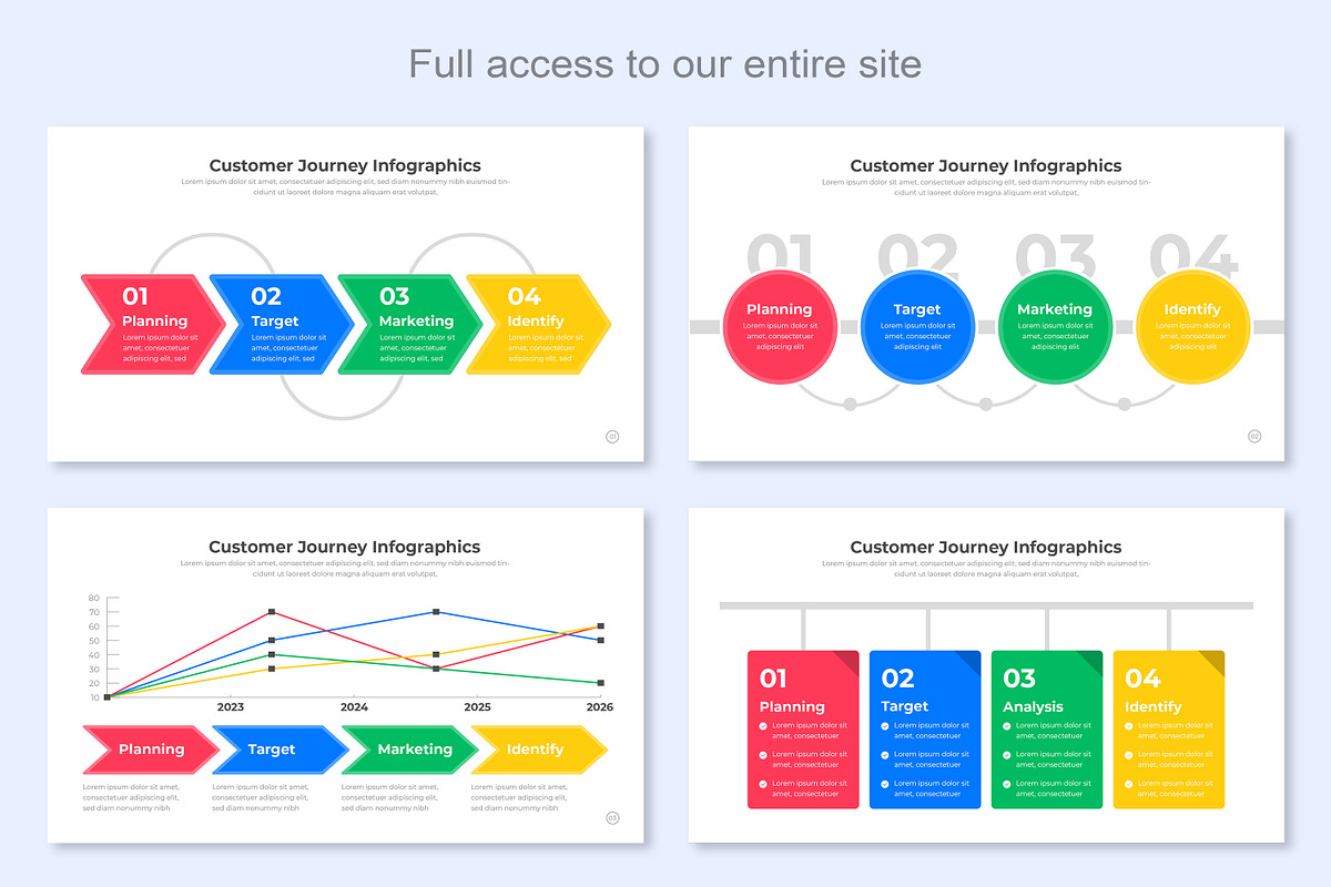 Customer Journey Infographic, a Presentation Template by Mighty-Slide (Photo 6 of 7)
