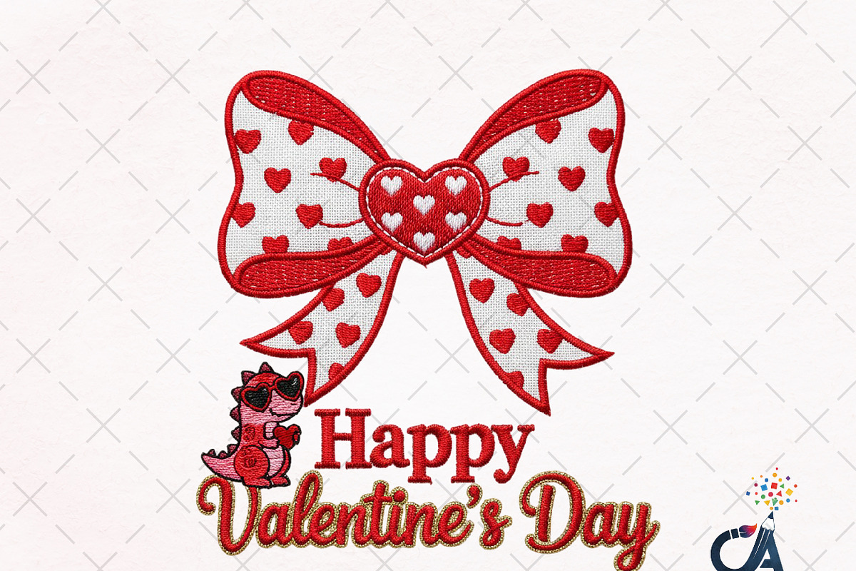Happy Valentine Coquette Bow PNG, an Illustration by Creative Art (Photo 1 of 6)