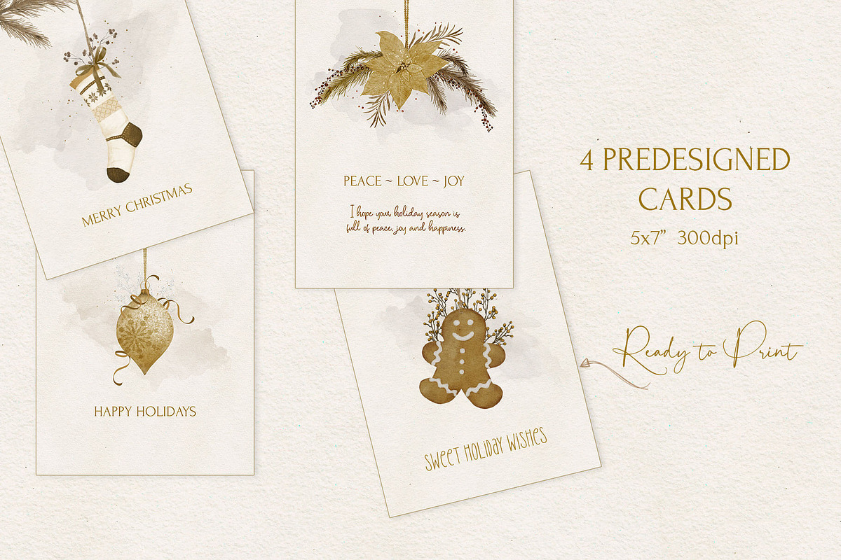 Christmas Ornaments Clipart, a Decorative Illustration by Maggie Stilwell Design (Photo 6 of 10)