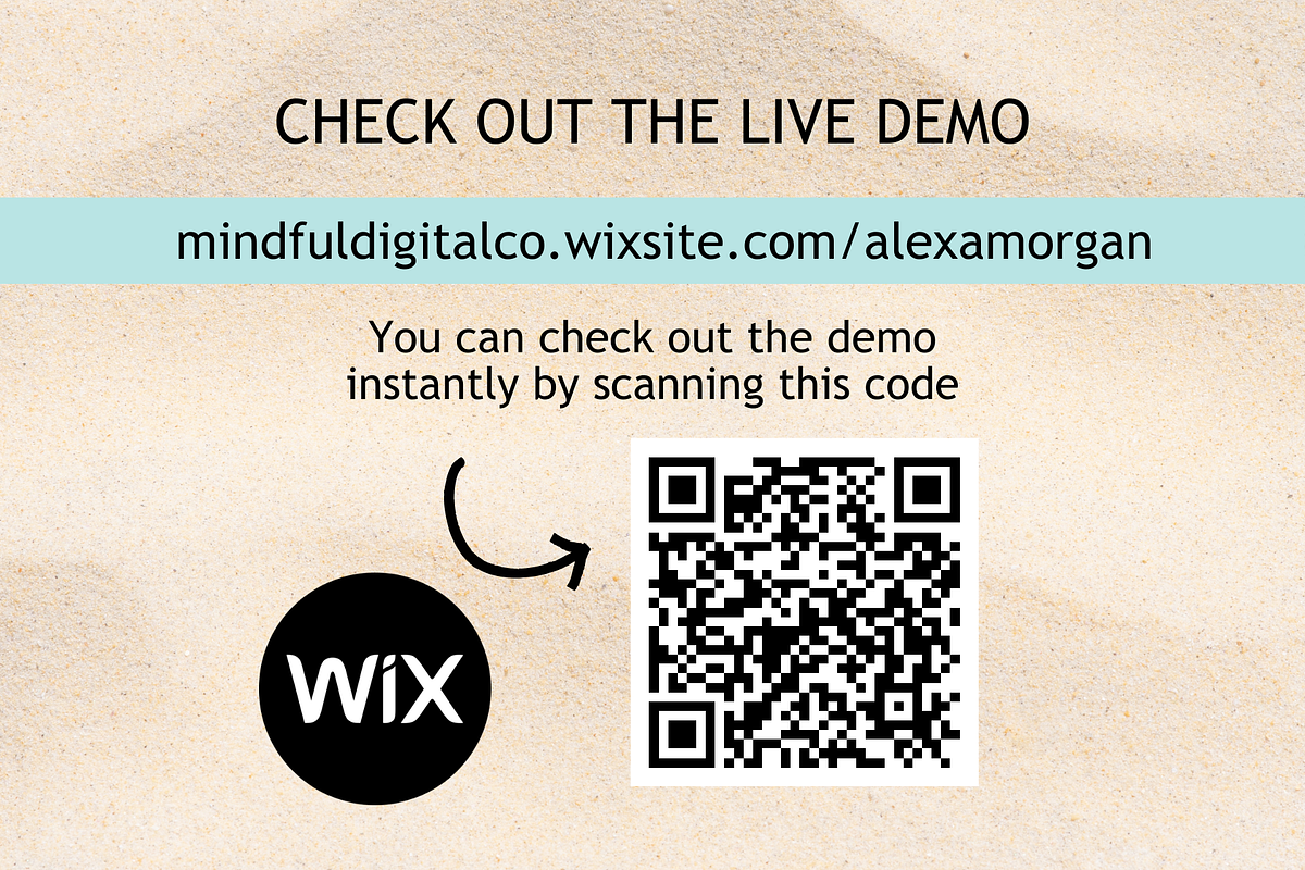 Coaching Wix Website Template, a Wix Template by Mindful Digital Co. (Photo 8 of 10)