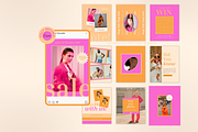 Trendsetter Instagram Post Templtes, a Social Media Template by Hell Yeah Designs (Thumbnail 1 of 7)