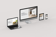 Responsive Screen Device Mockups, a Mac Mockup by Illusiongraphic (Thumbnail 8 of 15)
