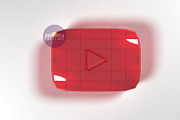 DIY YouTube Box 3D model template, an Object Graphic by PolyFish (Thumbnail 3 of 4)