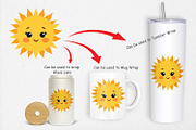 Baby Sun Clipart, a Graphic by Artnoy (Thumbnail 4 of 5)