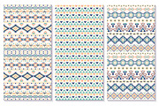 12 Aztec Seamless Patterns. Vector, a Pattern Graphic by Vodoleyka (Thumbnail 4 of 6)