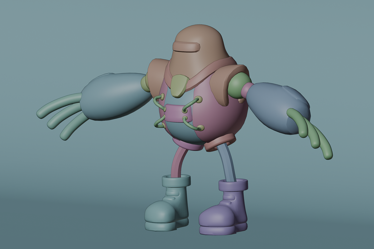 Cyber Tech 3D Character Pack, a Characters & Person 3D Model by Dudukbersama (Photo 3 of 9)