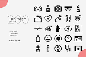 Healthcare Duotone Icons, an Icon by Bloodline