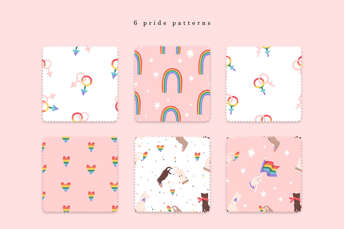 Gay Pride illustrations set Vol. 2, a Person Illustration by Cute Atelier (Photo 7 of 13)