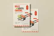 Sushi Moments - Flyer, a Flyer Template by VUNIRA (Thumbnail 2 of 3)