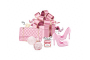 Valentine Day clip art, Romantic, an Illustration by Collart Studio (Thumbnail 8 of 10)