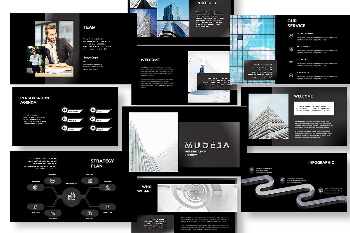 Business Corporate Powerpoint, a Presentation Template by temphall (Photo 7 of 8)