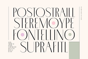 Poria - Modern Display Font