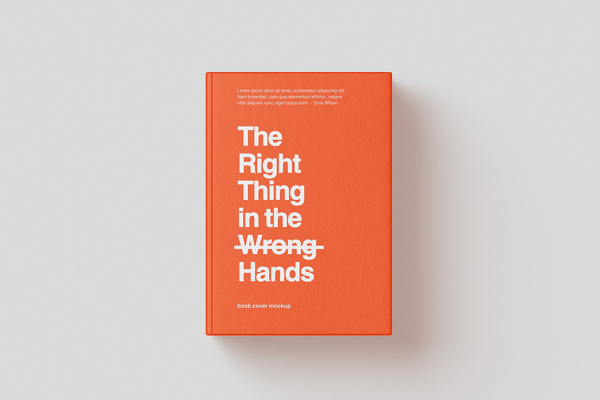 Book Cover Mockup, a Books & Magazine Mockup by UFR_GRAPHIC (Photo 3 of 4)