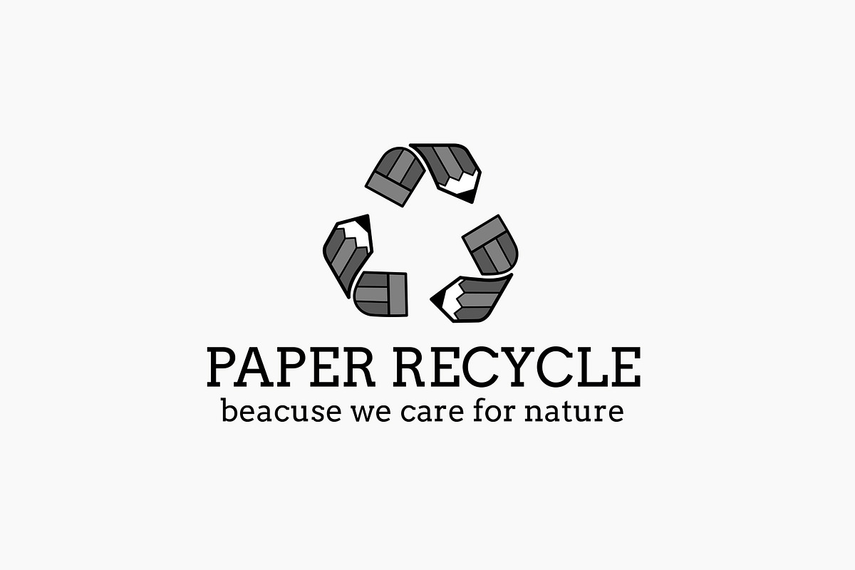 Paper Recycle Logo, a Branding & Logo Template by Shocky Design Studio (Photo 4 of 7)