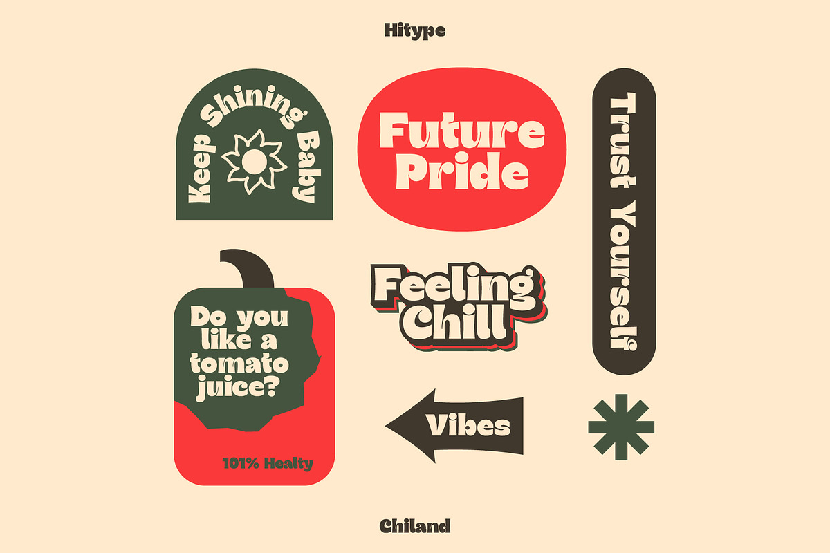 Chiland Display Typeface - Hitype, a Sans Serif Font by Hitype (Photo 5 of 11)