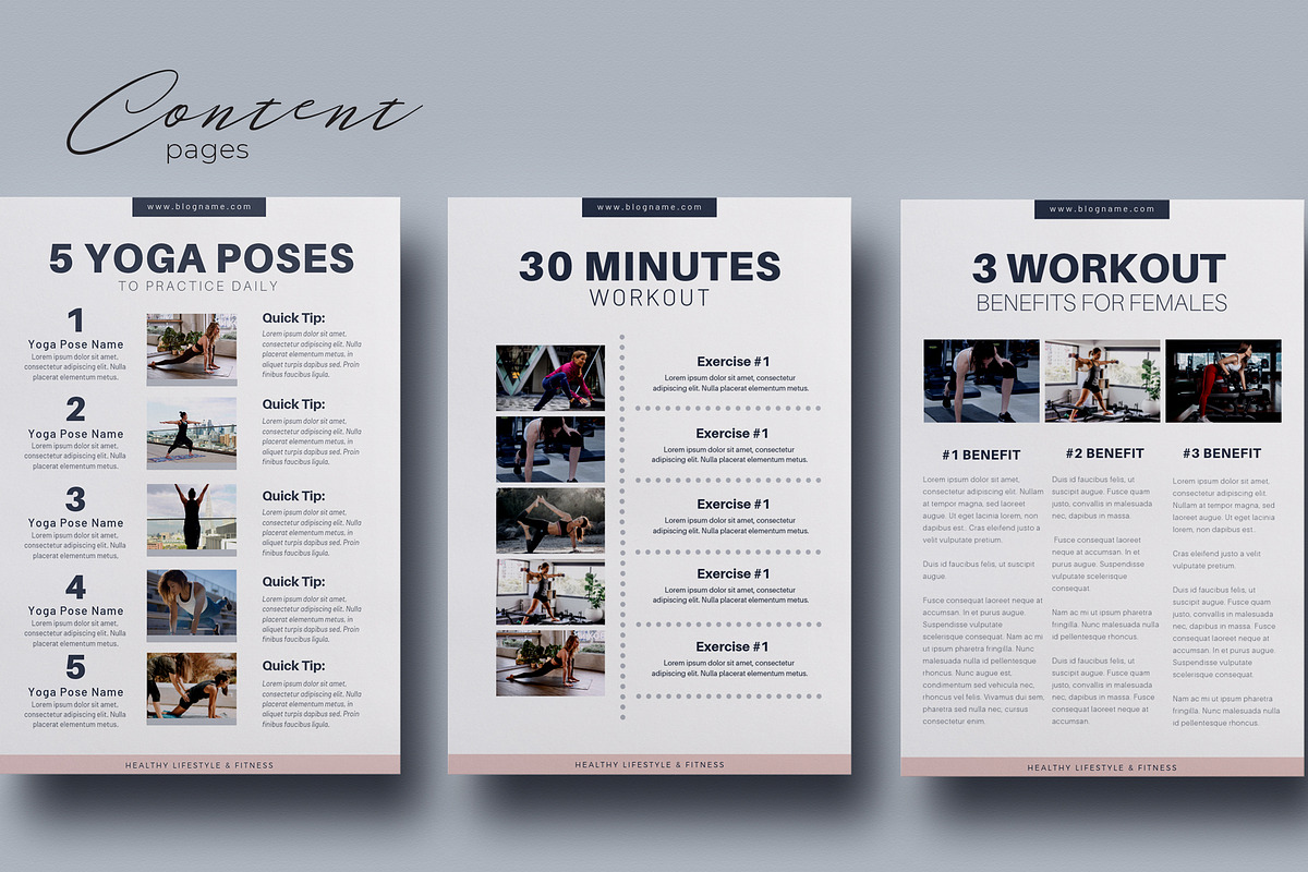 Content Upgrade Canva Template, a Magazine Template by 3.14&Co (Photo 3 of 9)