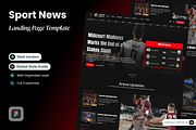 Velocita Central - Sport News, a Landing Page Template by SLAB! Design (Thumbnail 1 of 4)