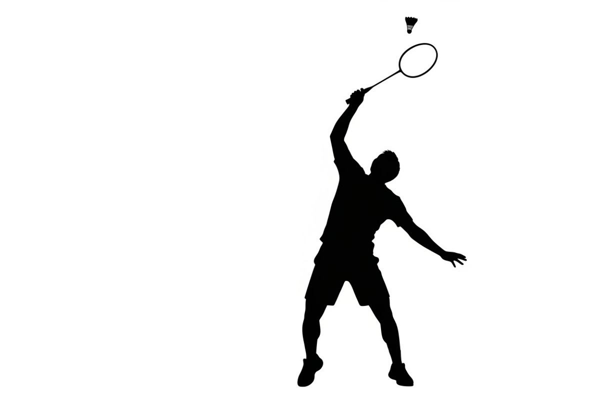 Badminton Smash Silhouettes, an Illustration by Amazin_art (Photo 6 of 31)