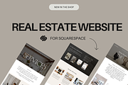 Real Estate Agent Website Template, a Squarespace Template by Derika Hack Studio (Thumbnail 1 of 19)