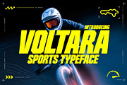 Voltara - Extreme Sports Typeface, a Sans Serif Font by HipFonts (Thumbnail 1 of 10)