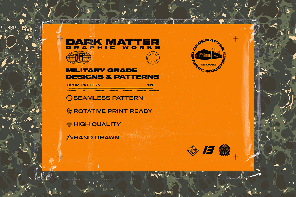 5x Seamless Alien Camouflage Pattern, a Pattern Graphic by darkmatter ...
