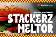 Burger Riot Bold Font, a Font by PutraCetol Studio (Thumbnail 2 of 5)