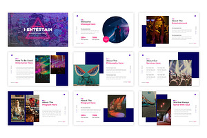 IEntertain Google Slides Template