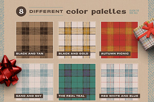 Rad Plaid Textured Patterns