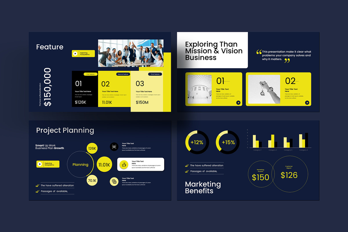 Startup Pitch-Deck Presentation, a Presentation Template by Creative-Work (Photo 3 of 9)
