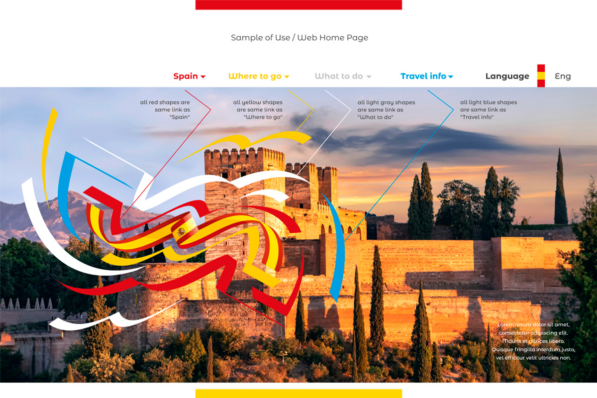 Spain flag ribbon vector, a Templates & Theme by Simbos (Photo 8 of 9)